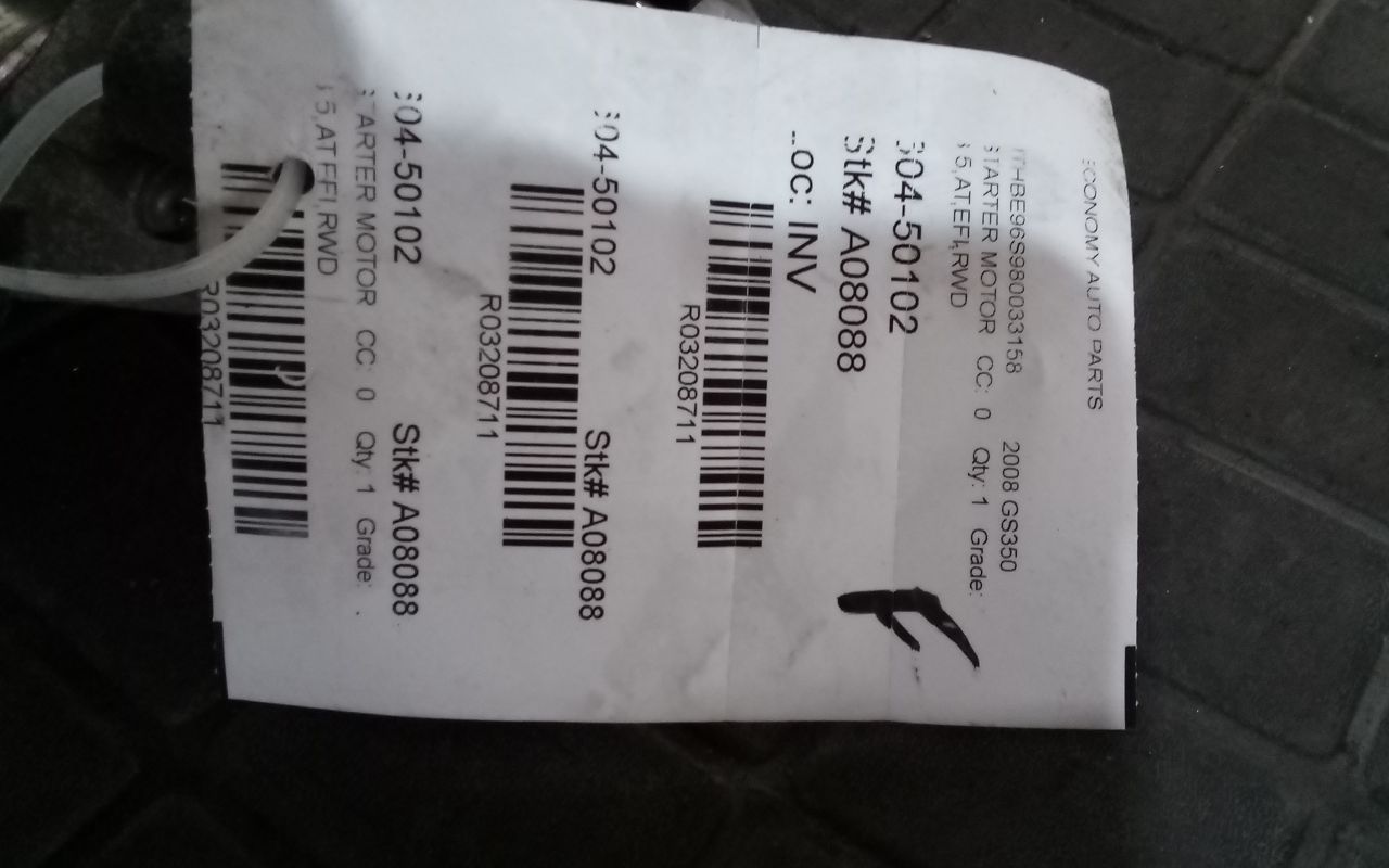 Starter Motor for 2006 Lexus Lexus GS300 and other applications