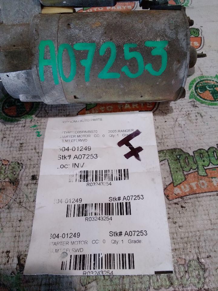 2005 RANGER Ford Starter Motor