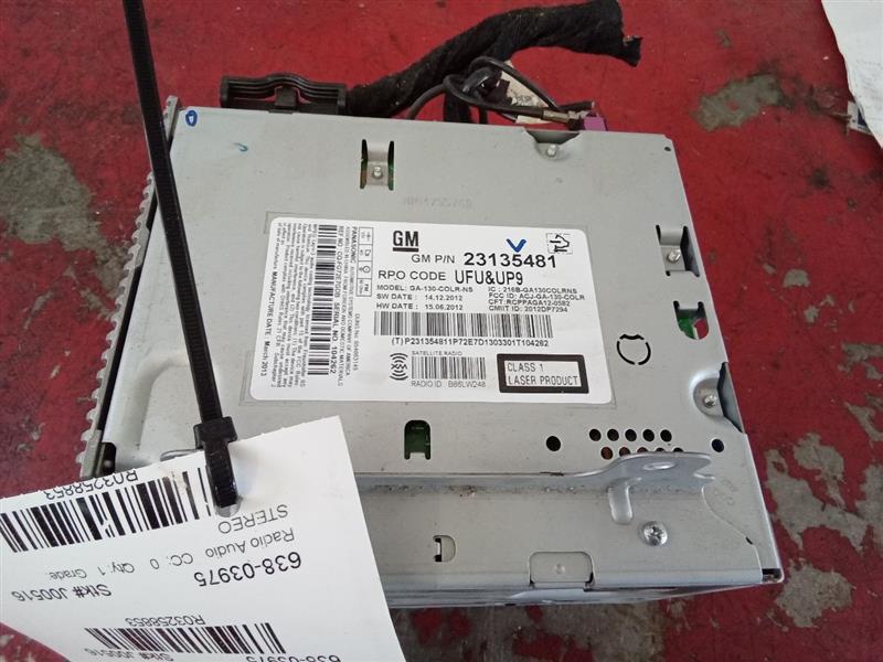 Used 2013 General Motors CRUZE AM-FM-MP3-USB (opt UFU) - Stock #J00516