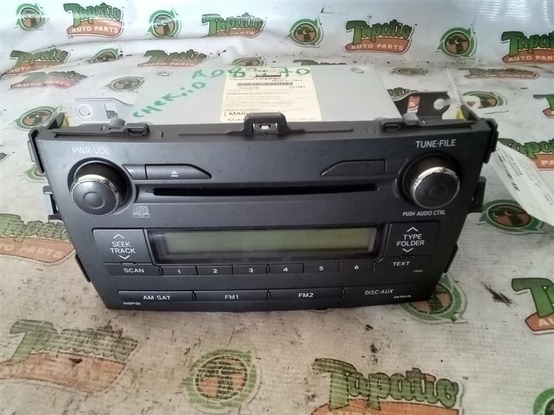 Used 2011 Toyota COROLLA ID 518AU on radio face - Stock #A08370