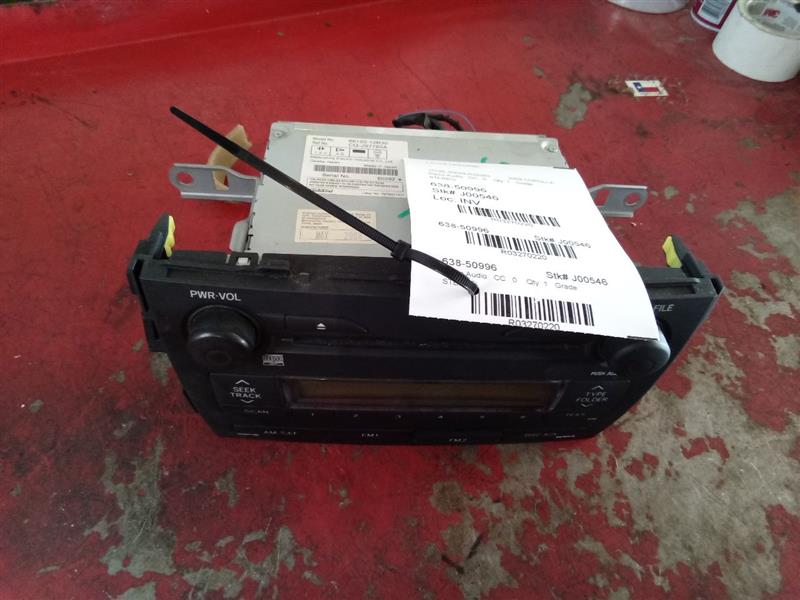 Used 2009 Toyota COROLLA ID 51840 on radio face - Stock #J00546