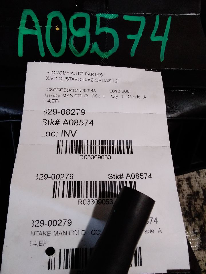 2013 Chrysler 200 Intake Manifold
