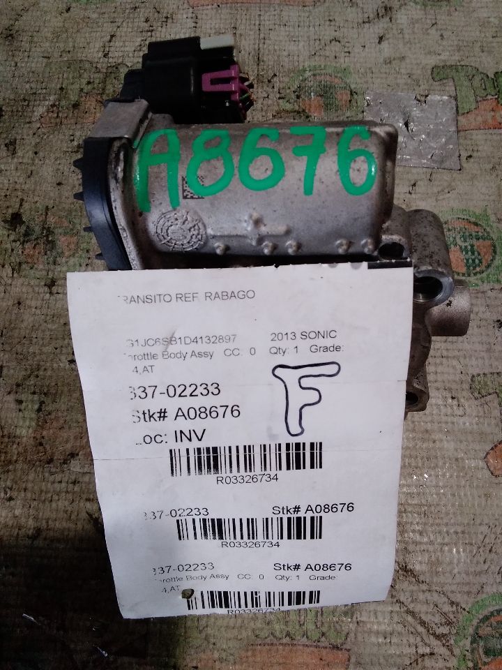 2013 General Motors SONIC Throttle Body Assy