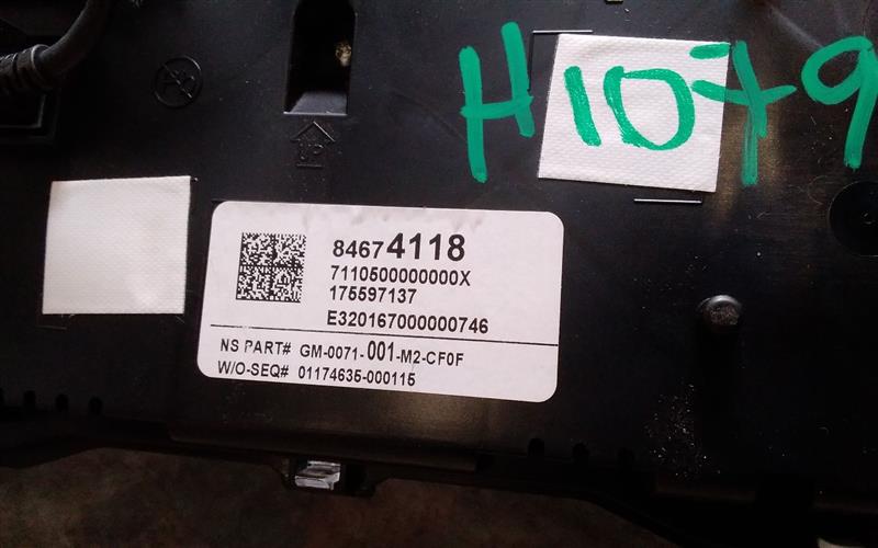 Used 2020 General Motors TERRAIN Speedo Head/Cluster - Stock #H10794