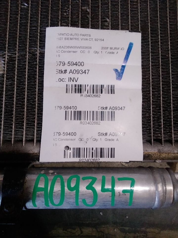 2006 Nissan MURANO AC Condenser