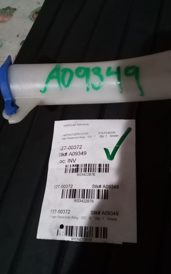 2014 Ford FUSION Wash Reservoir Assy