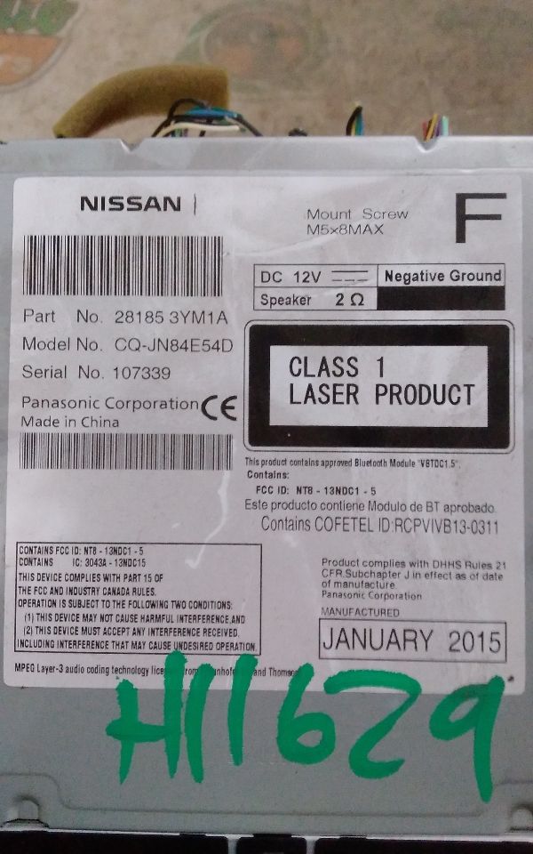 Used 2015 Nissan JUKE Radio Audio - Stock #H11629
