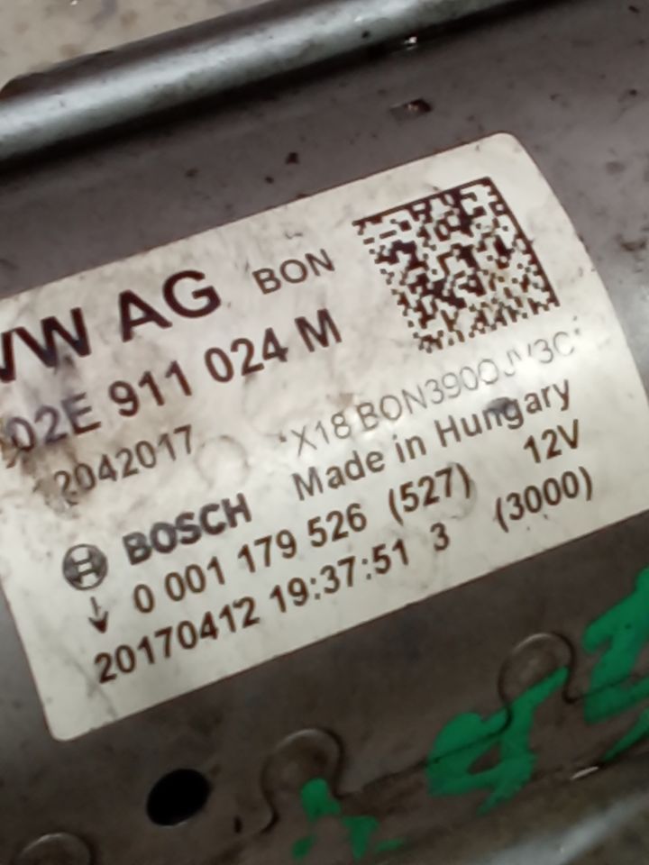 Used 2017 Audi AUDI A3 Starter Motor - Stock #H11853