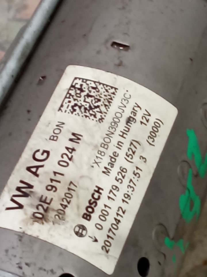 Used 2017 Audi AUDI A3 Starter Motor - Stock #H11853