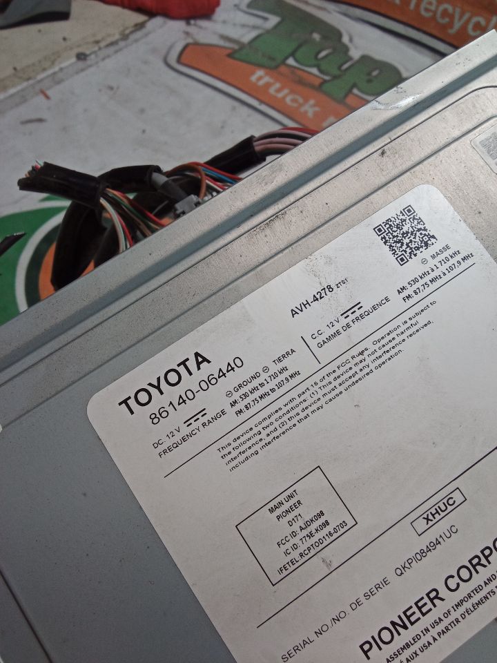 Used 2018 Toyota CAMRY ID 86140-06440 - Stock #H12527