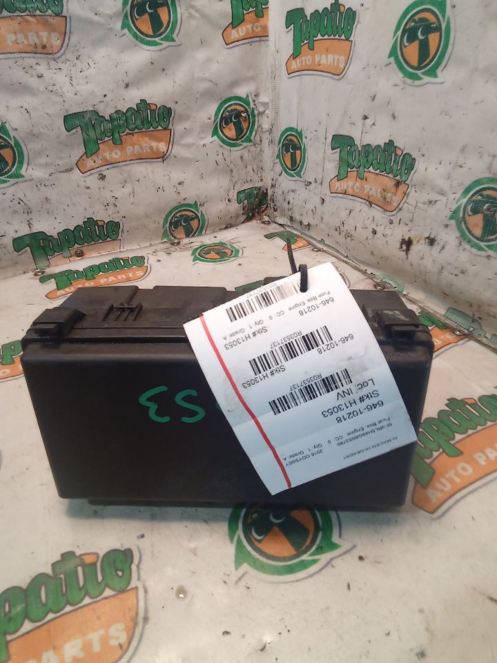 2016 Honda ODYSSEY Fuse Box, Engine