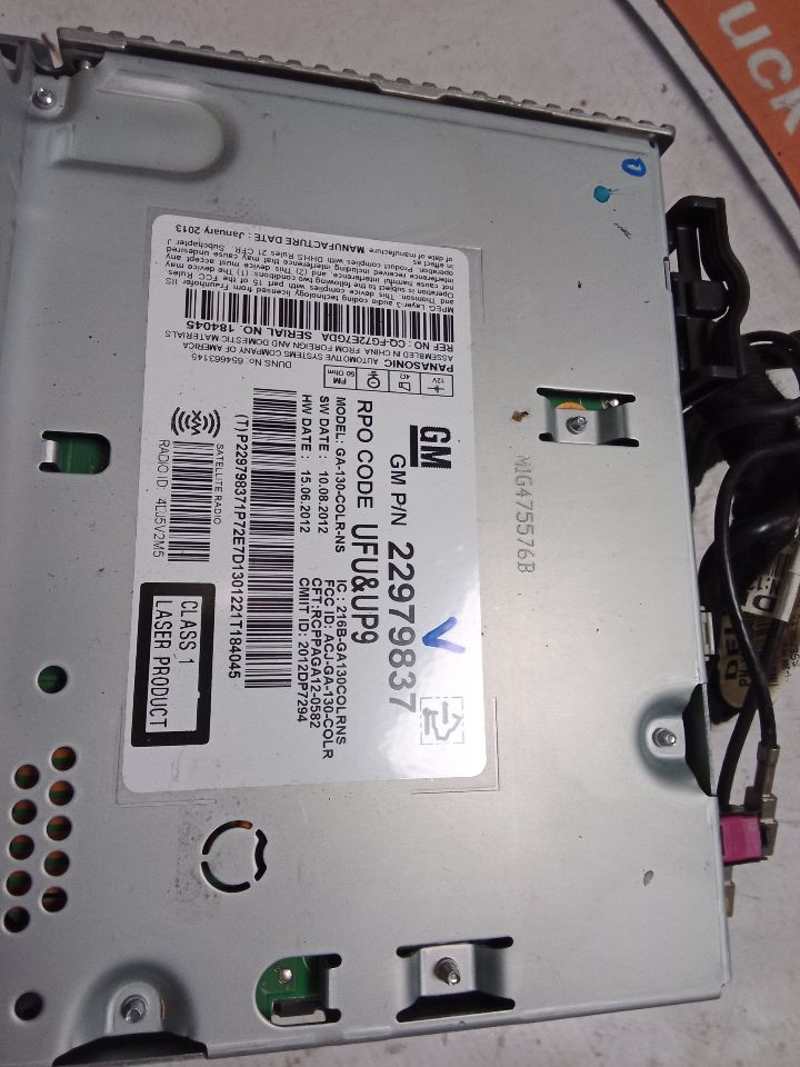 Used 2013 General Motors CRUZE AM-FM-MP3-USB (opt UFU) - Stock #H12952