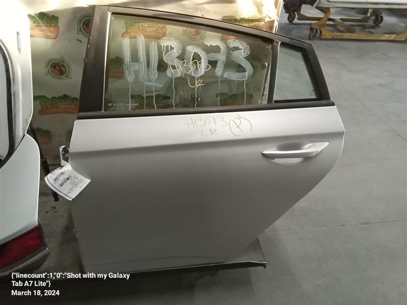 2019 Hyundai IONIQ Dr Assm, Rear Side