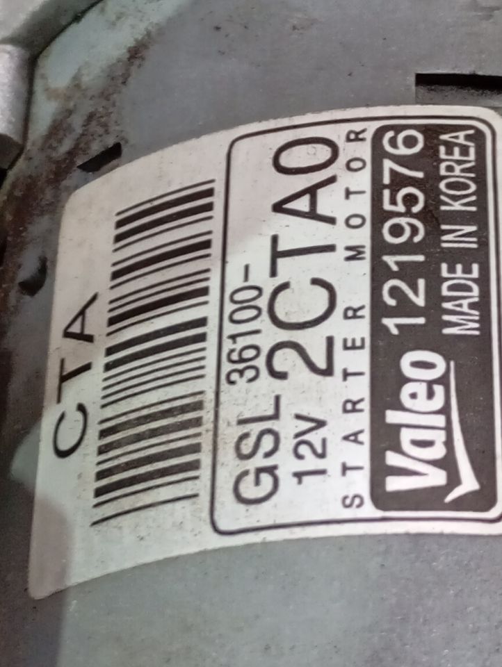 Used 2019 Kia STINGER Starter Motor - Stock #H13108