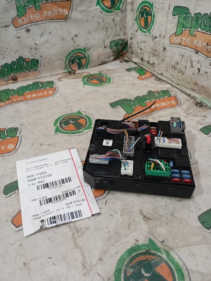 2015 Nissan ROGUE Fuse Box, Engine