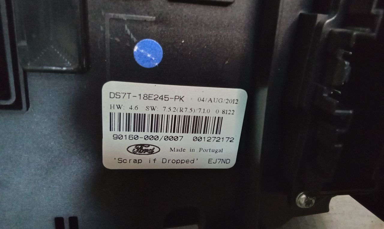 Used 2013 Ford FUSION ID DS7T-18E245-PK thru PR - Stock #J00883