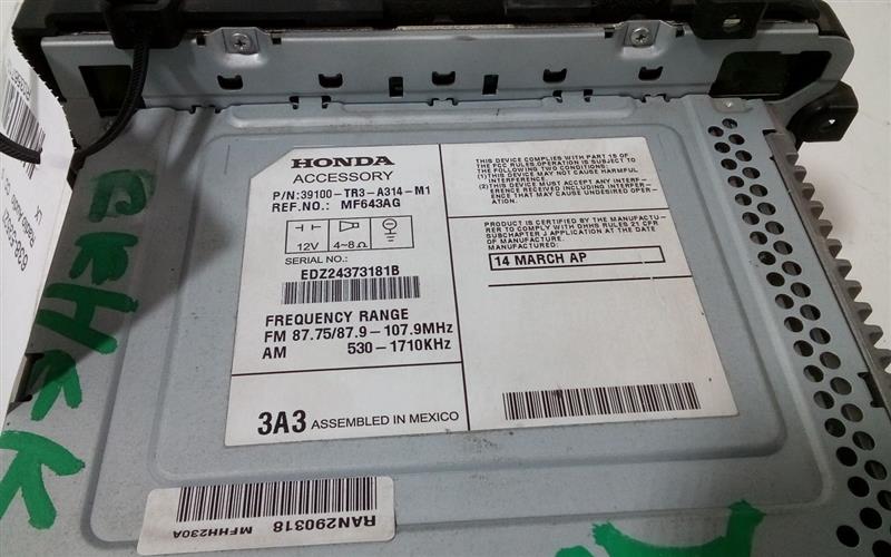 Used 2014 Honda CIVIC US market (face plate ID 2XC6) - Stock #A10305