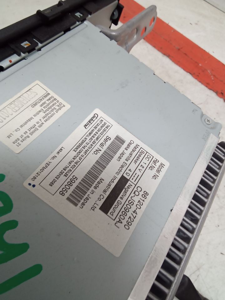 Used 2010 Toyota PRIUS ID 51883 on radio face - Stock #H14941
