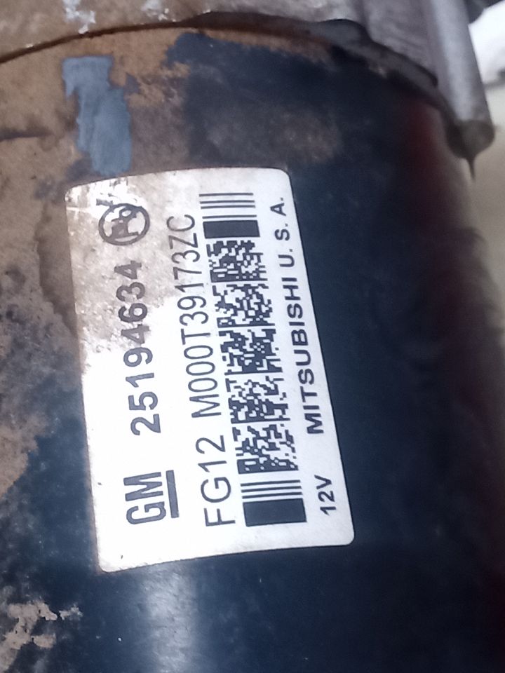 Used 2016 General Motors CRUZE Starter Motor - Stock #H15015