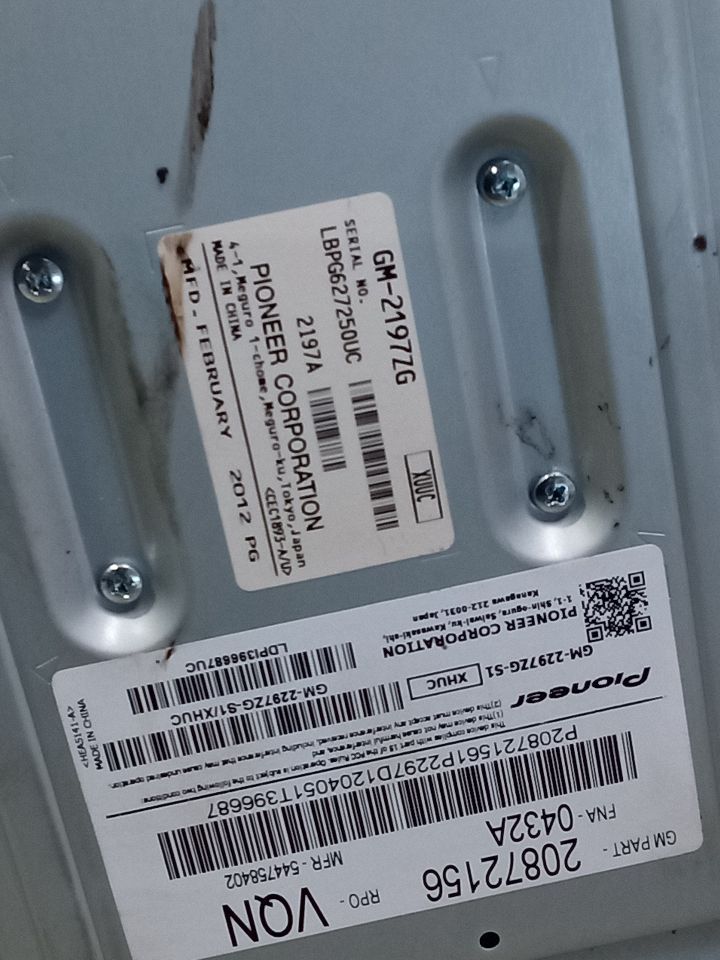 Used 2012 General Motors TERRAIN Radio Audio - Stock #H15138