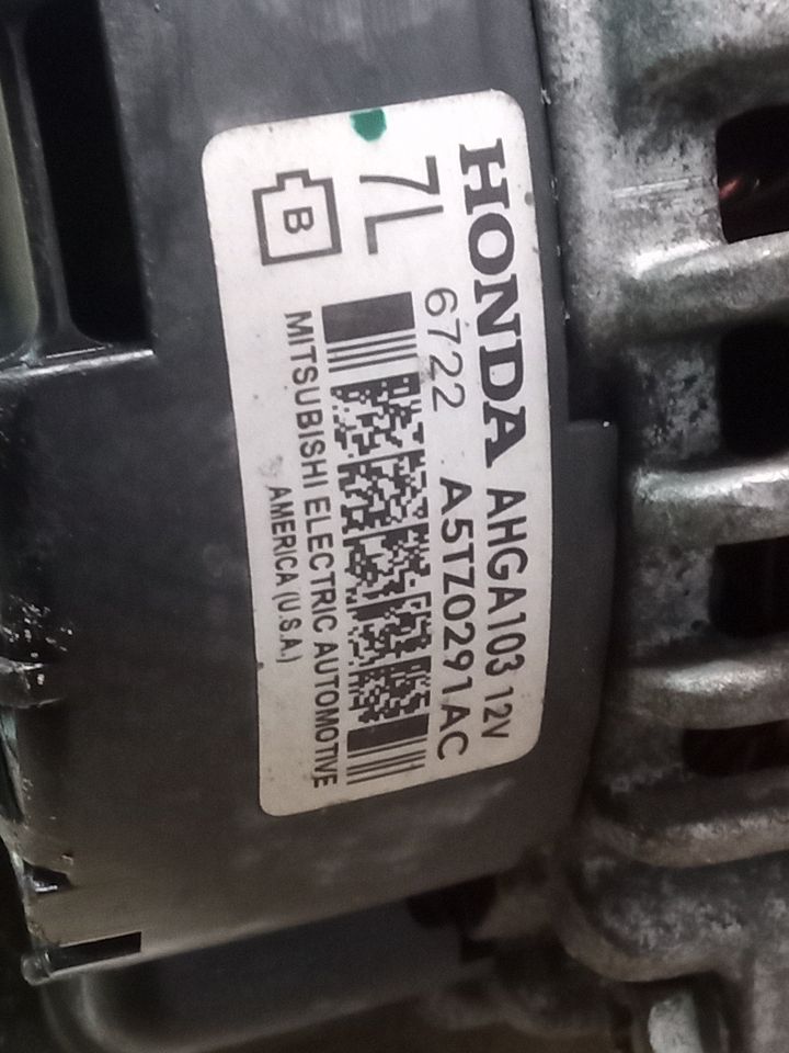 Used 2017 Honda FIT Alternator - Stock #H15479