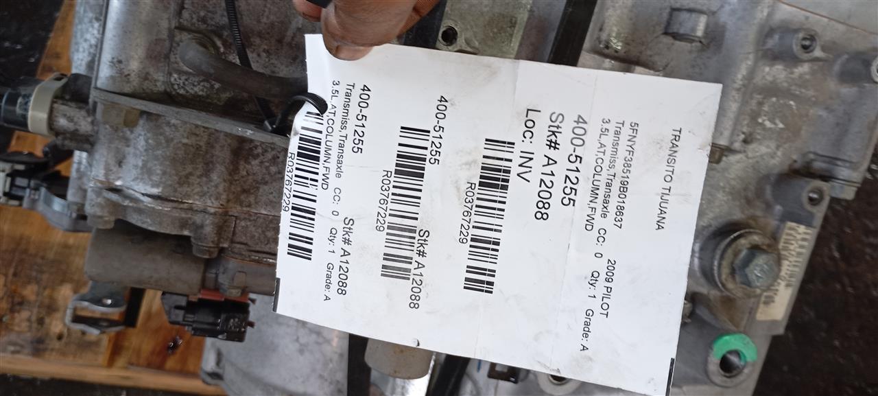 2009 PILOT Honda Transmiss,Transaxle
