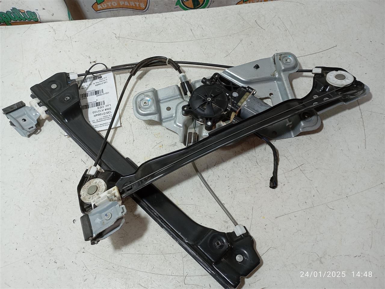 2013 General Motors EQUINOX Dr Window Reg, Rr