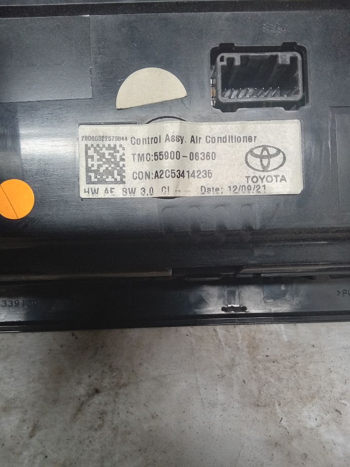 Used 2012 Toyota CAMRY Temp Control - Stock #H16489