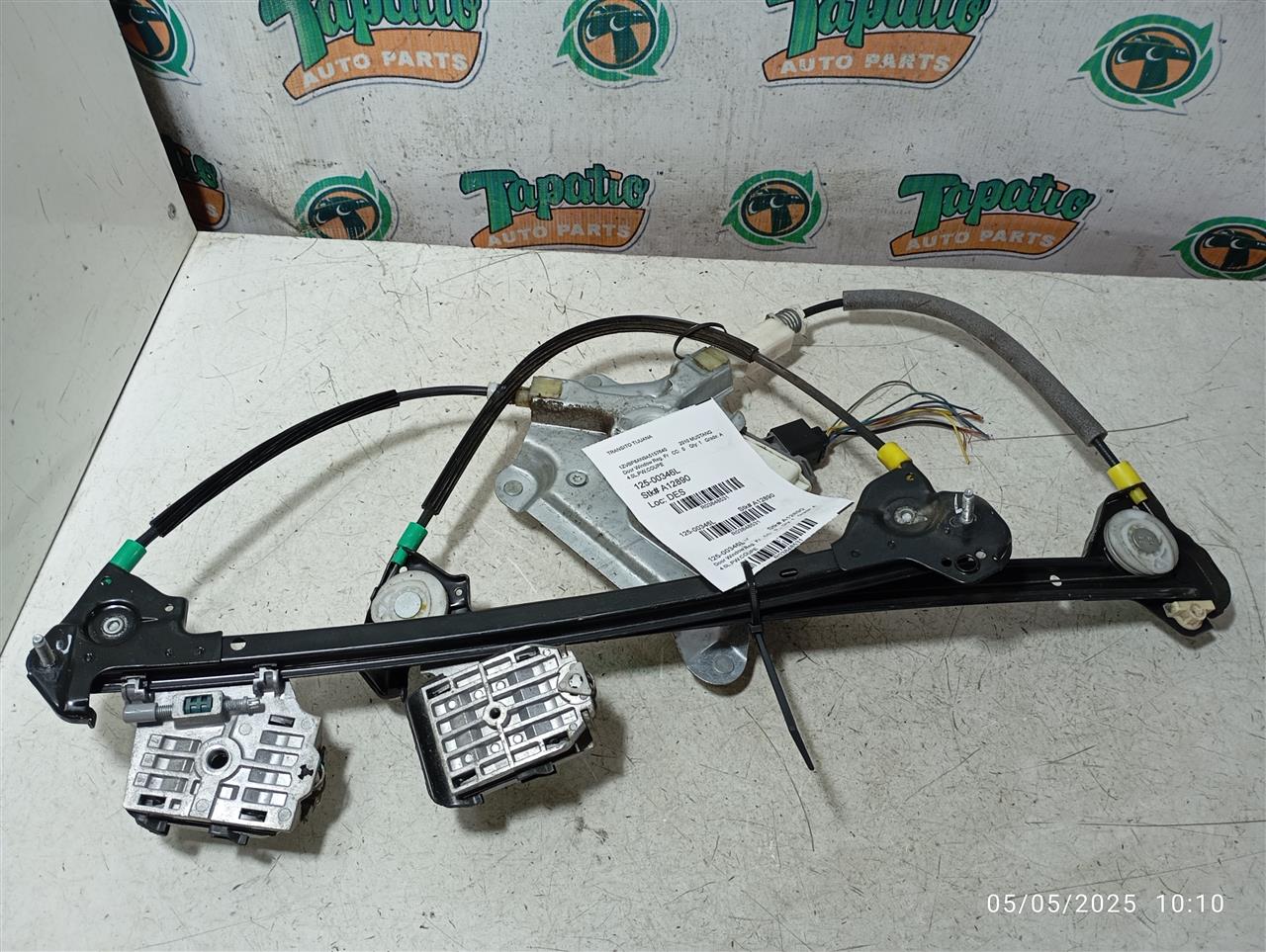 2010 Ford MUSTANG Door Window Reg, Fr