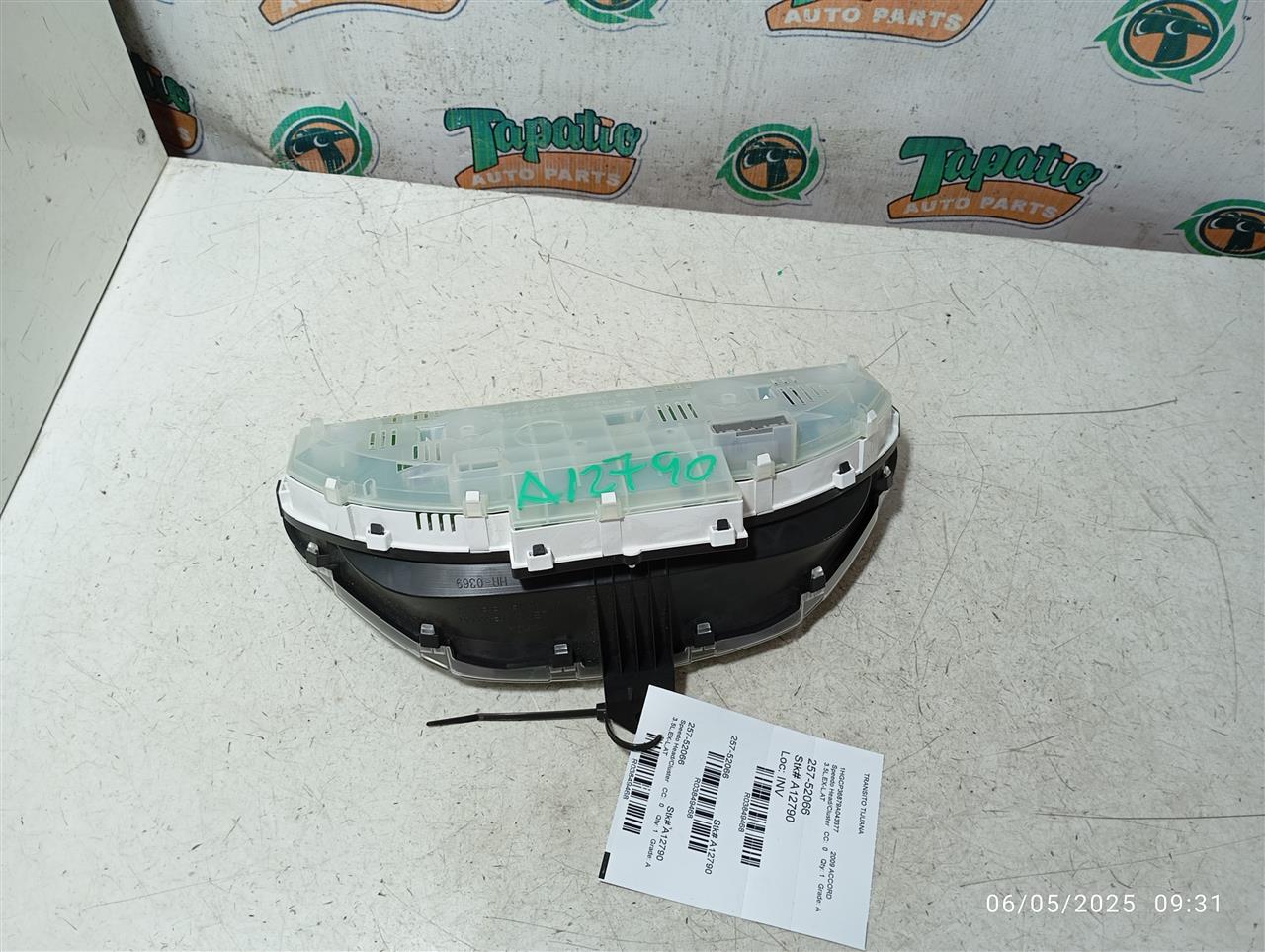 Used 2009 Honda ACCORD Speedo Head/Cluster - Stock #A12790
