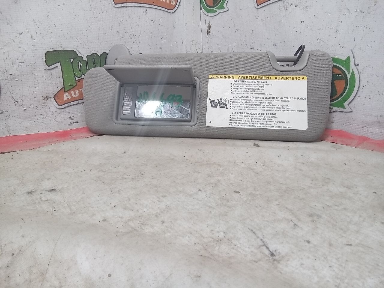 2016 Toyota HIGHLANDER Sun Visor