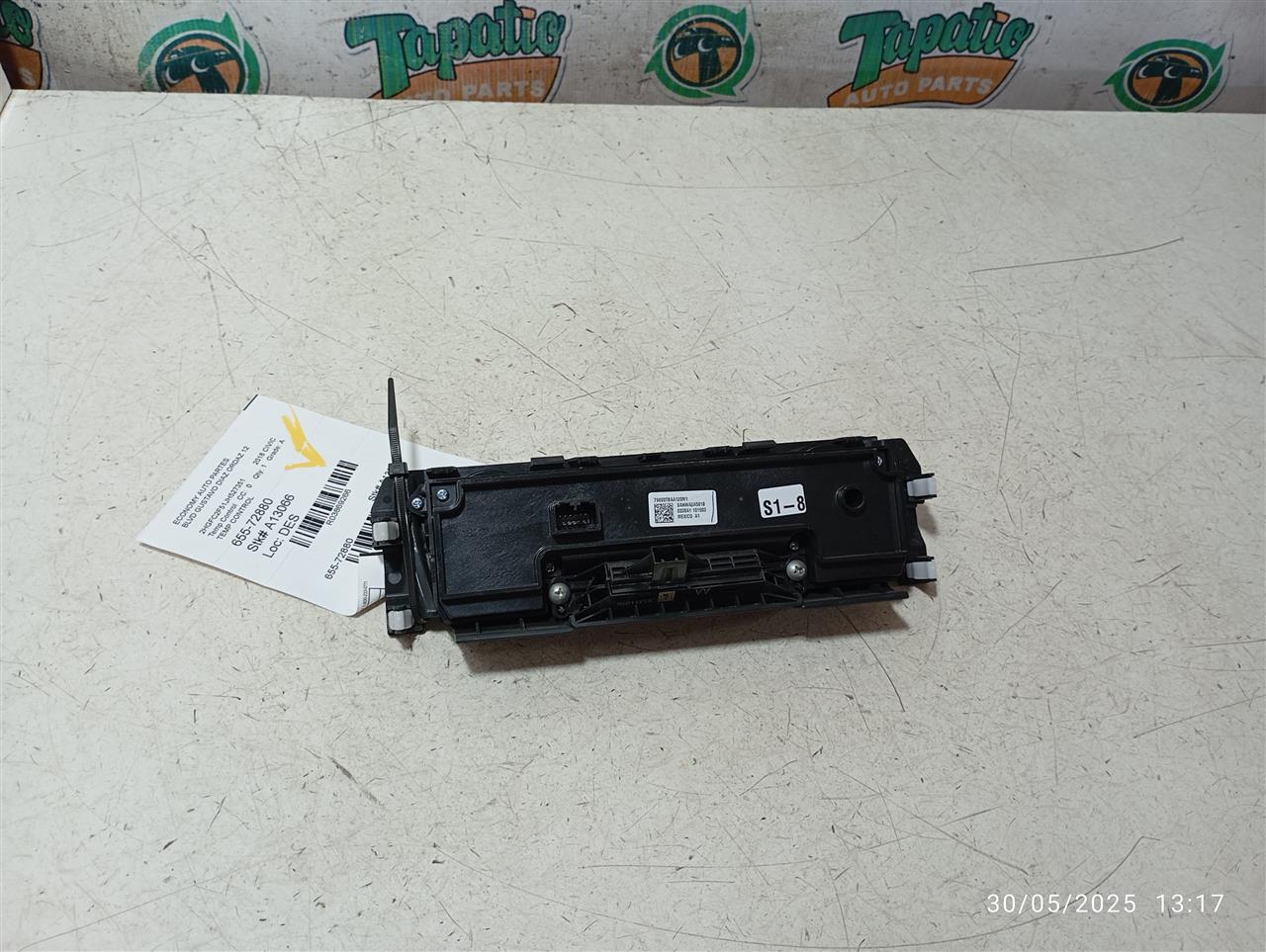 Used 2018 Honda CIVIC Temp Control - Stock #A13066