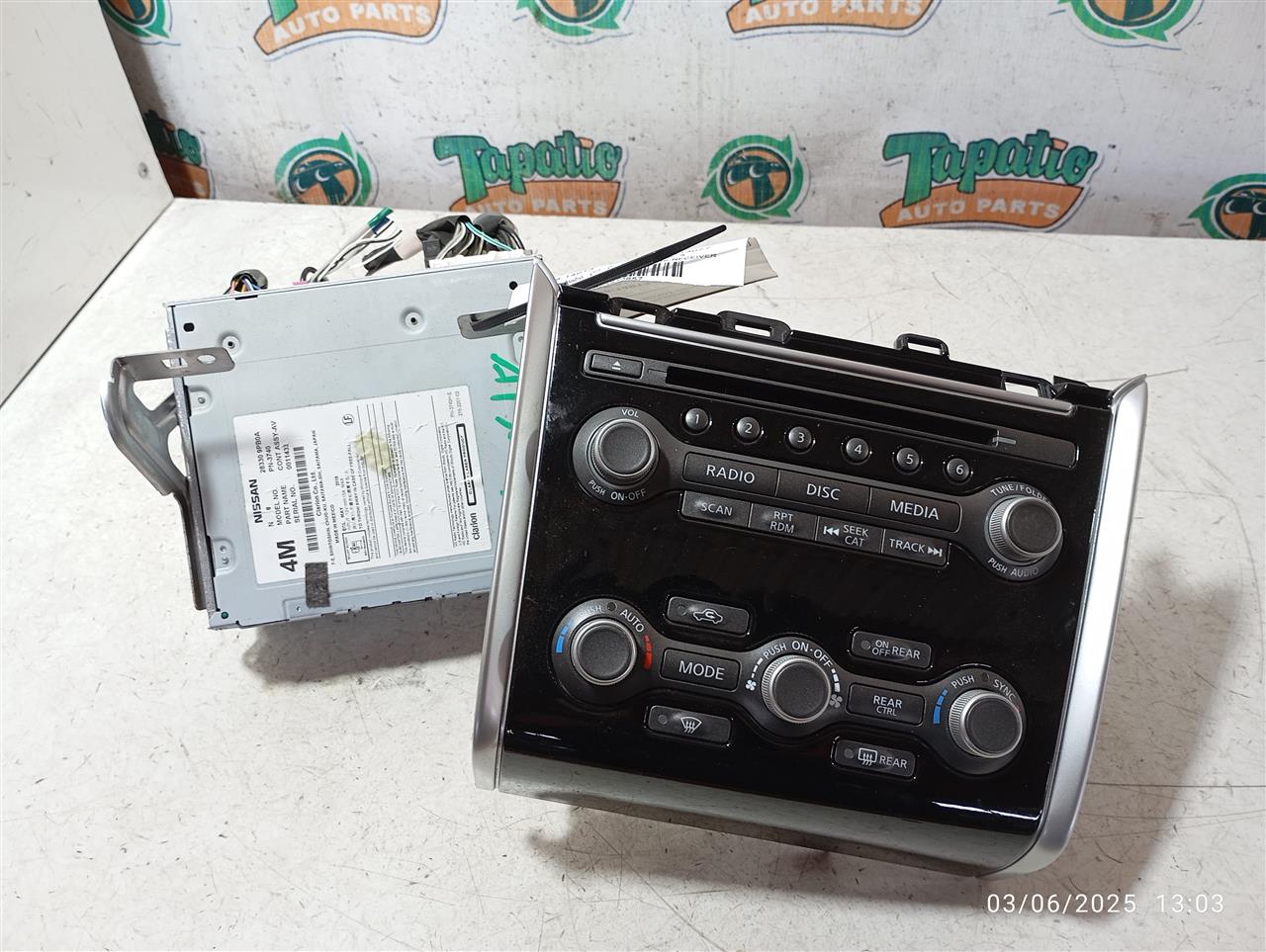 Used 2019 Nissan PATHFINDER Radio Audio - Stock #A13077