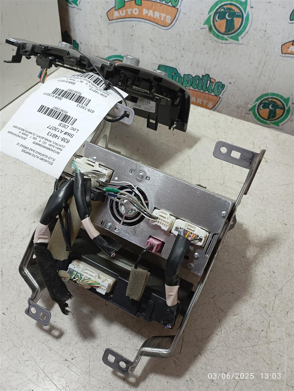 Used 2019 Nissan PATHFINDER Radio Audio - Stock #A13077