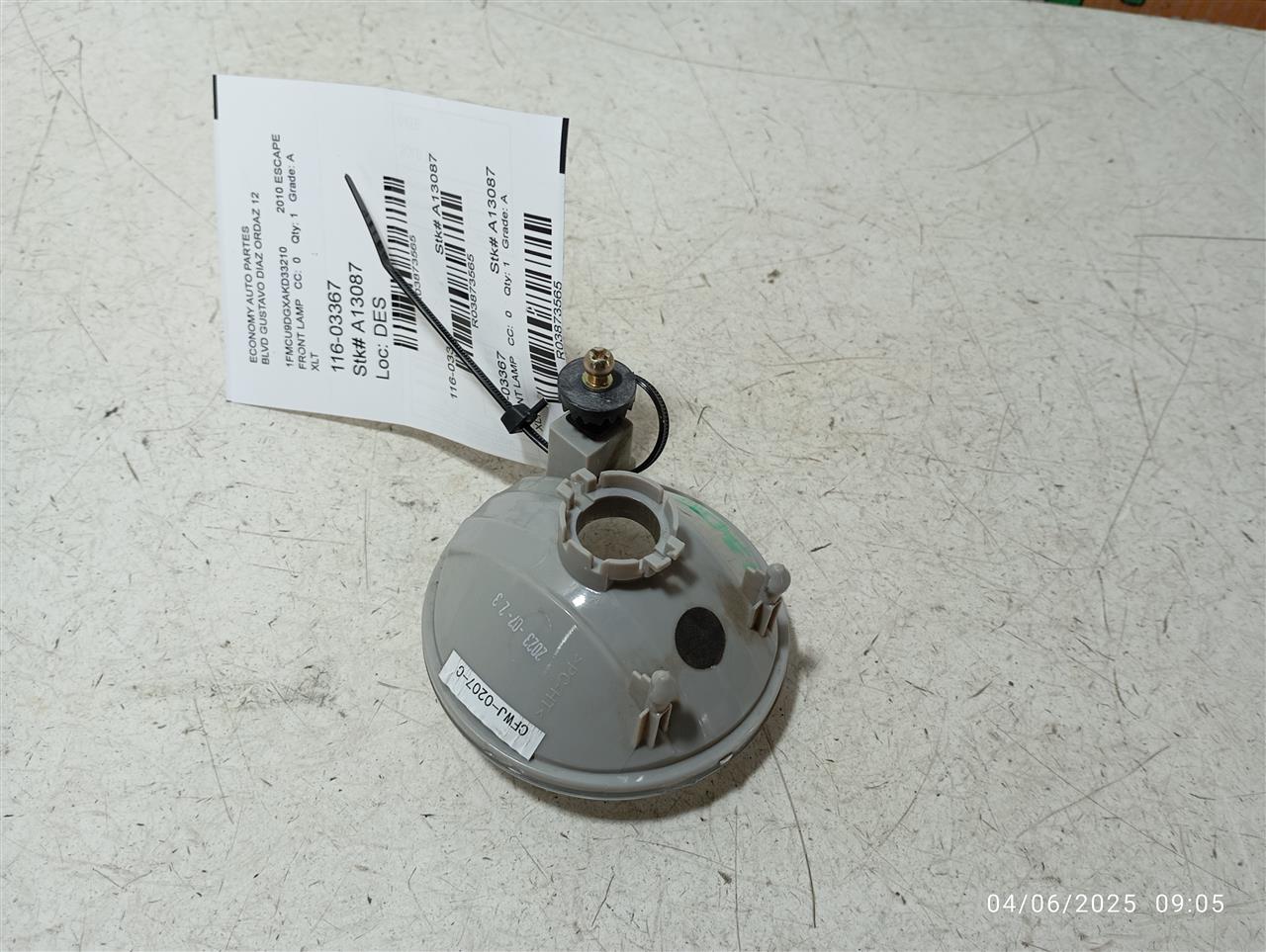 2010 Ford ESCAPE Front Lamp