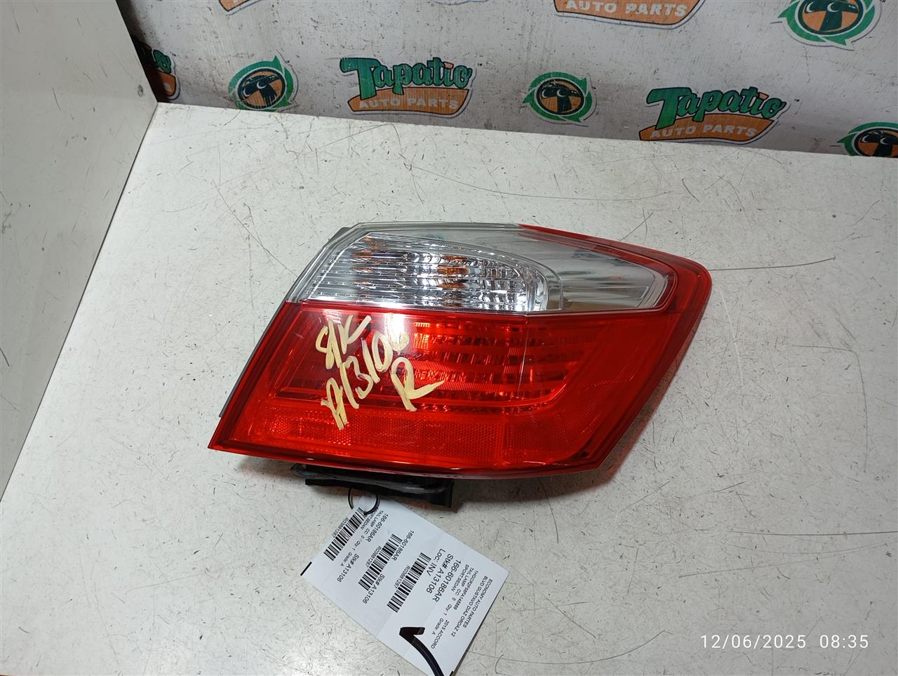 2015 Honda ACCORD Tail Lamp