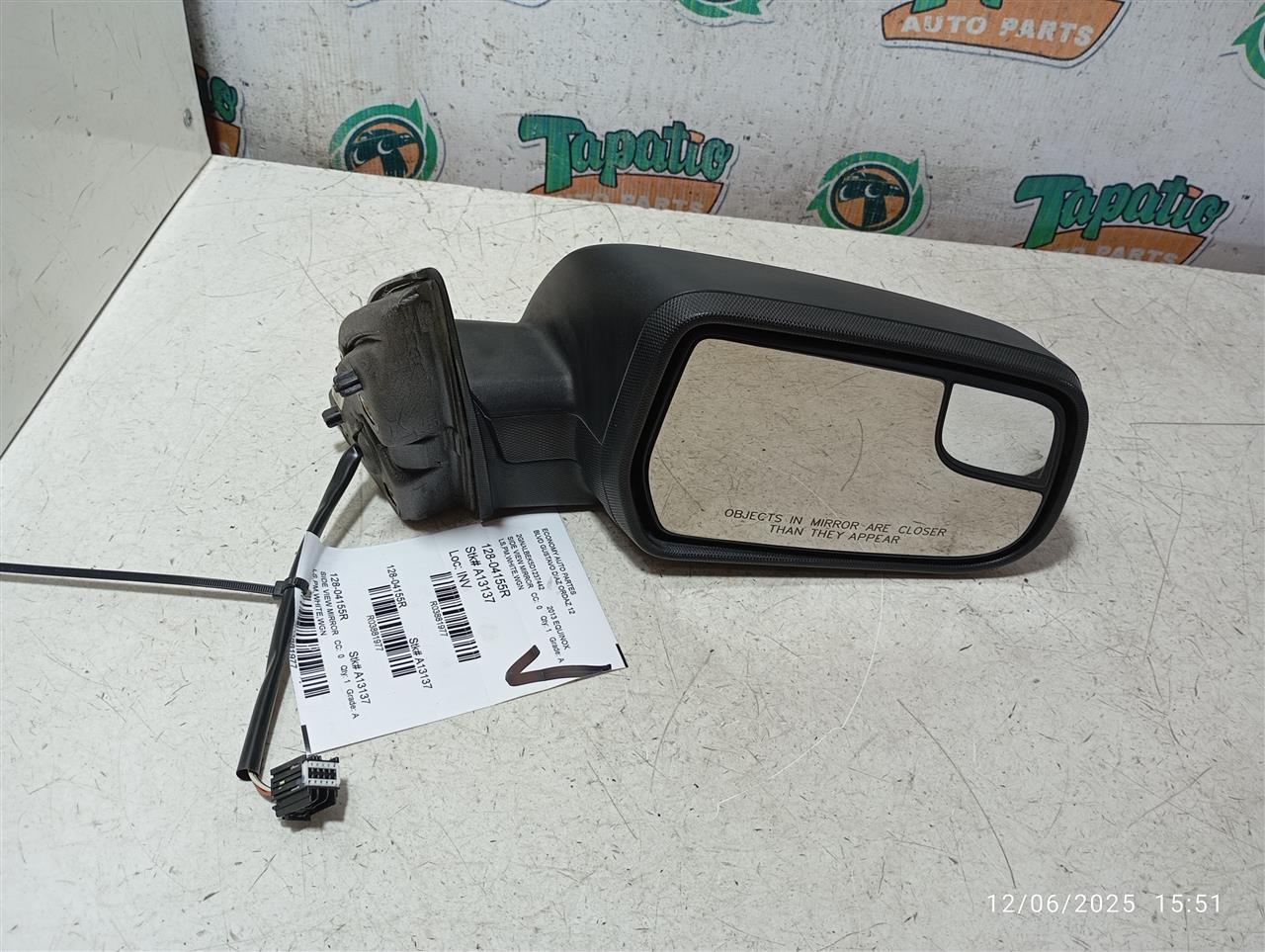 Used 2013 General Motors EQUINOX Side View Mirror - Stock #A13137