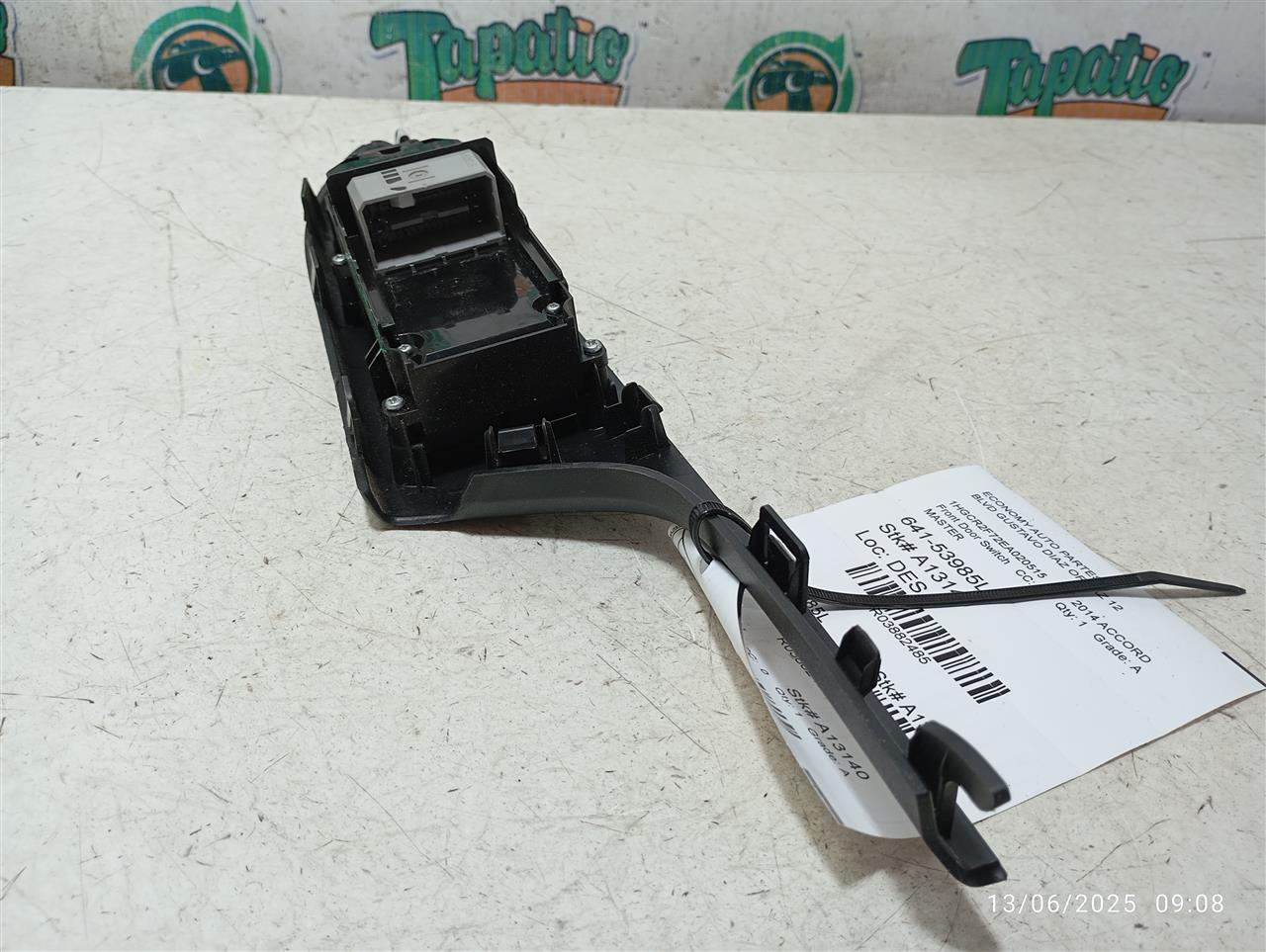 2014 Honda ACCORD Front Door Switch