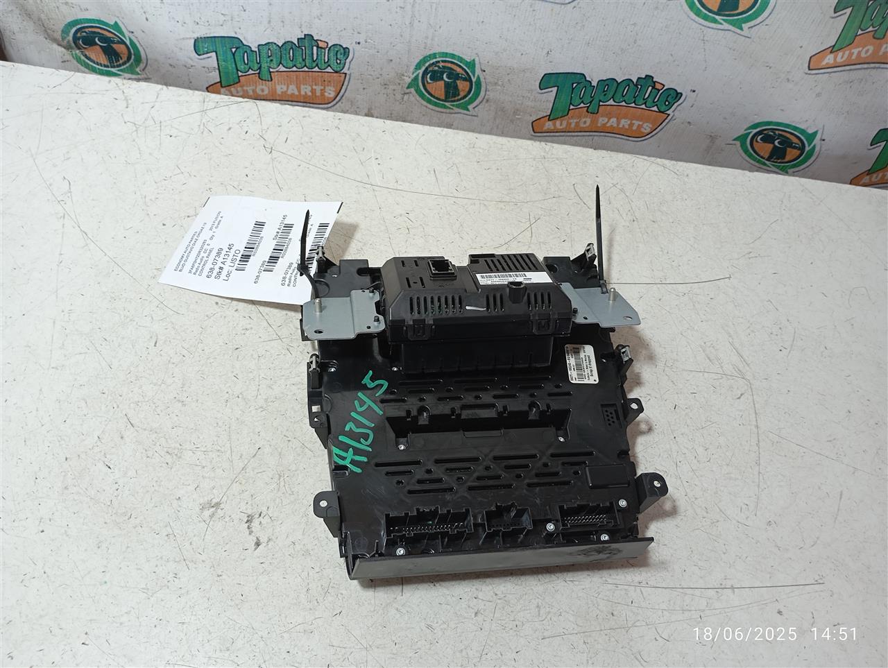 Used 2013 Ford FUSION ID DS7T-18E243-EN thru EU - Stock #A13145