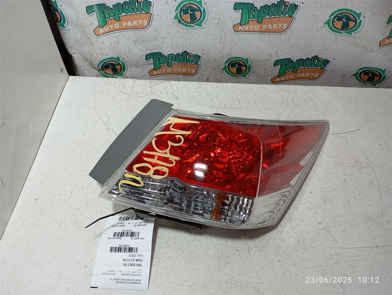 2010 Honda ACCORD Tail Lamp