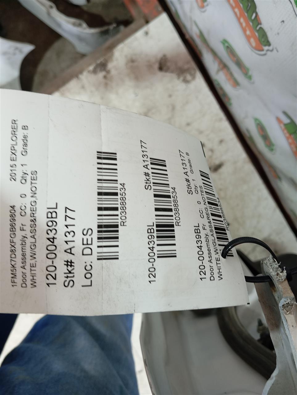 2015 Ford EXPLORER Door Assembly, Fr