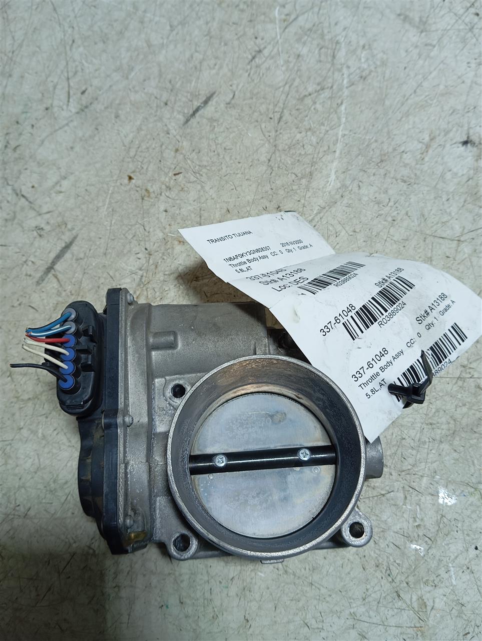 Used 2016 Nissan NV 3500 Throttle Body Assy - Stock #A13188