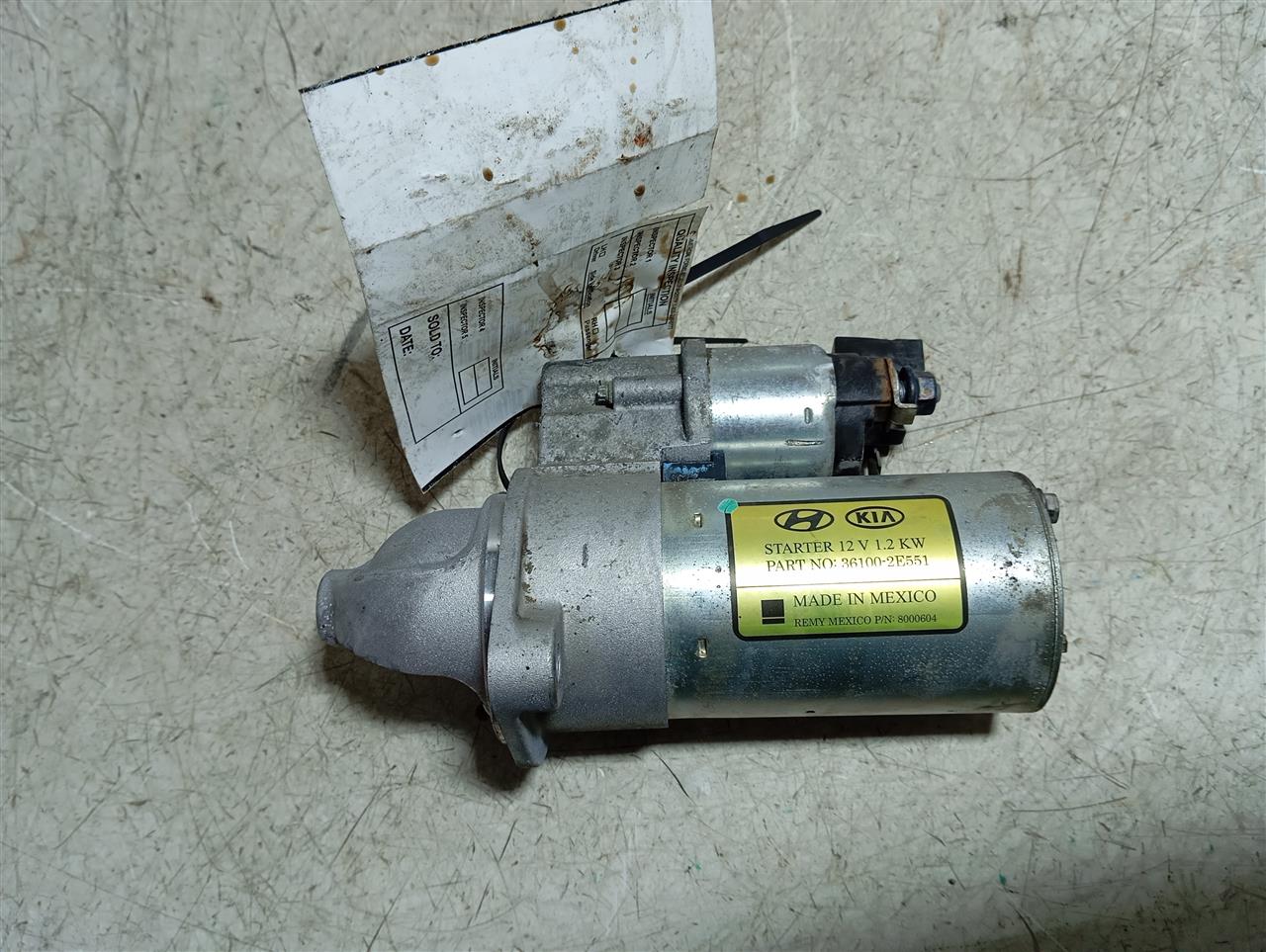 Used 2015 Hyundai ELANTRA Starter Motor - Stock #A13026
