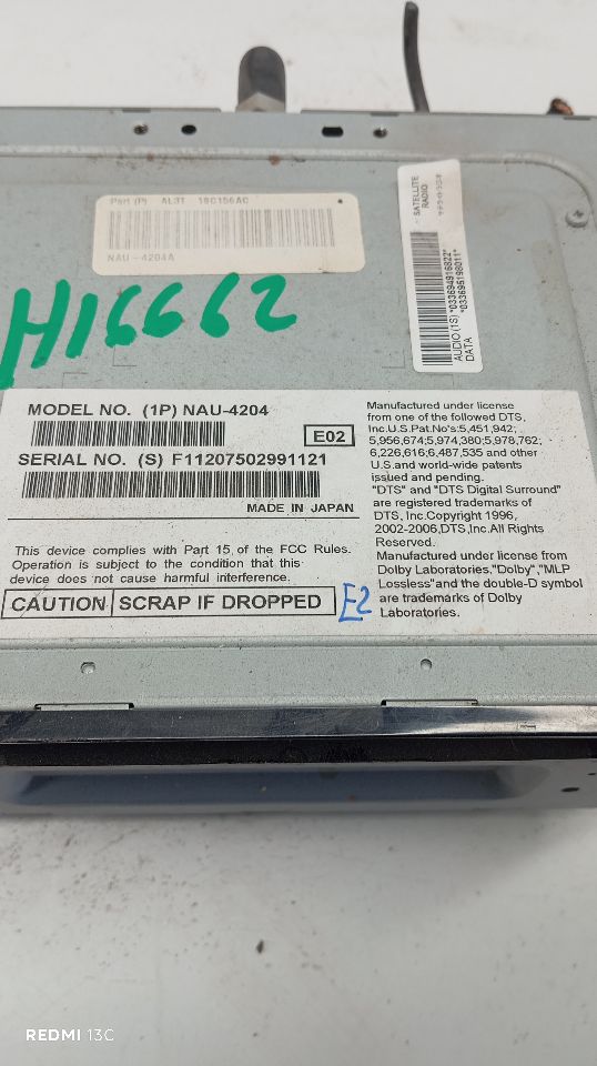 Used 2010 Ford FORD F150 PICKUP ID 9L3T-18K810-AC - Stock #H16662