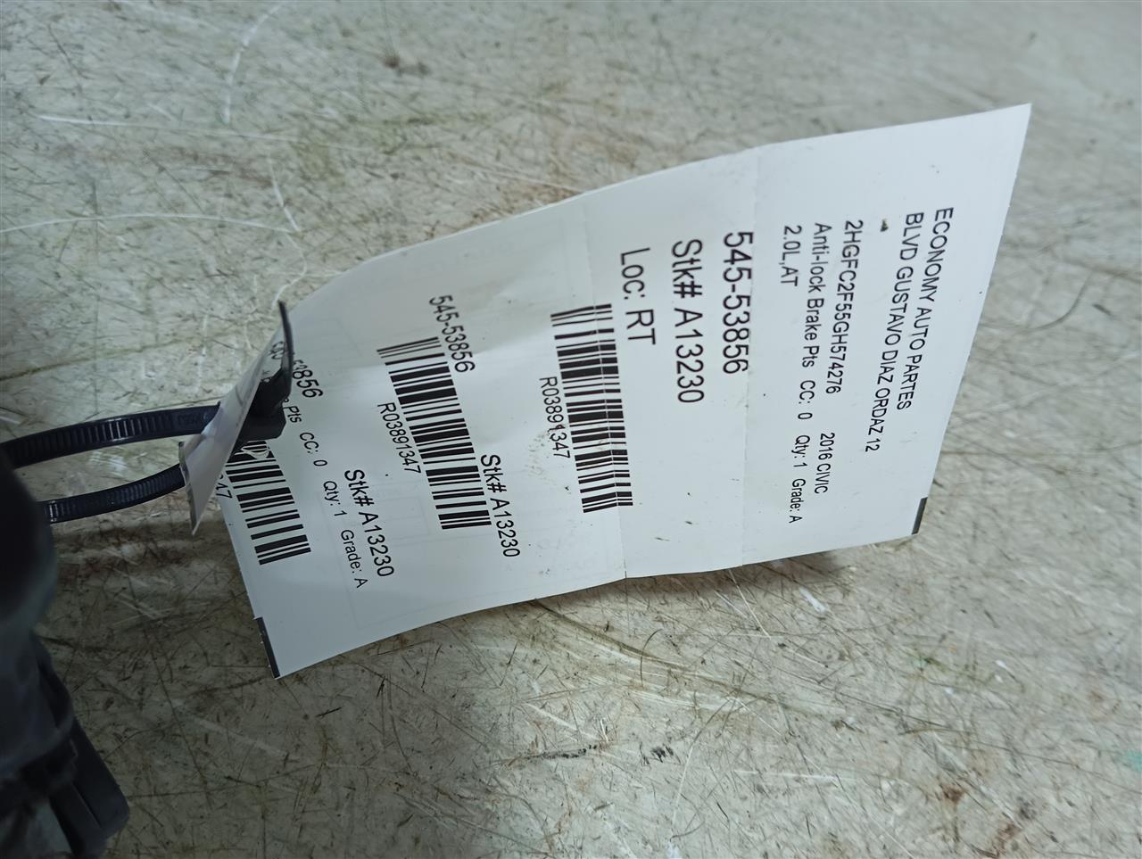 Used 2016 Honda CIVIC AT - Stock #A13230