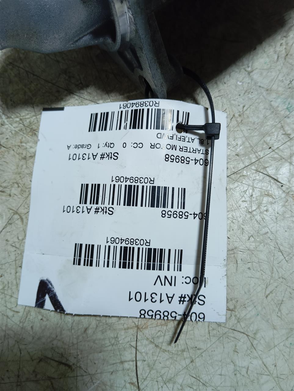 2016 COROLLA Toyota Starter Motor