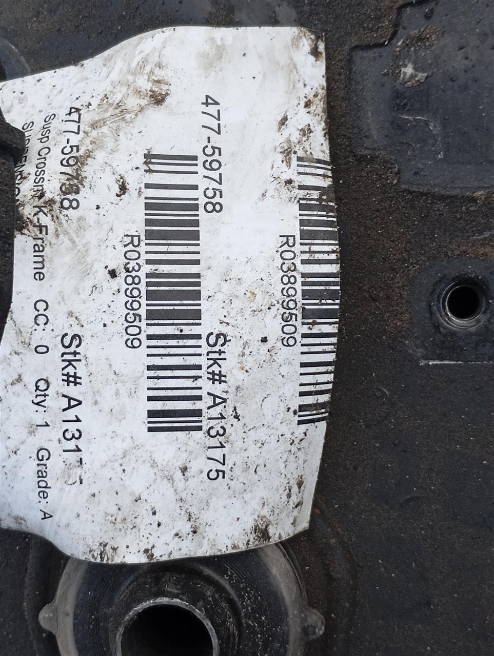 2014 Nissan SENTRA Susp Crossm K-Frame
