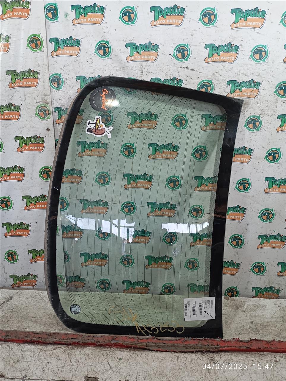 2012 Nissan ALTIMA Back Glass