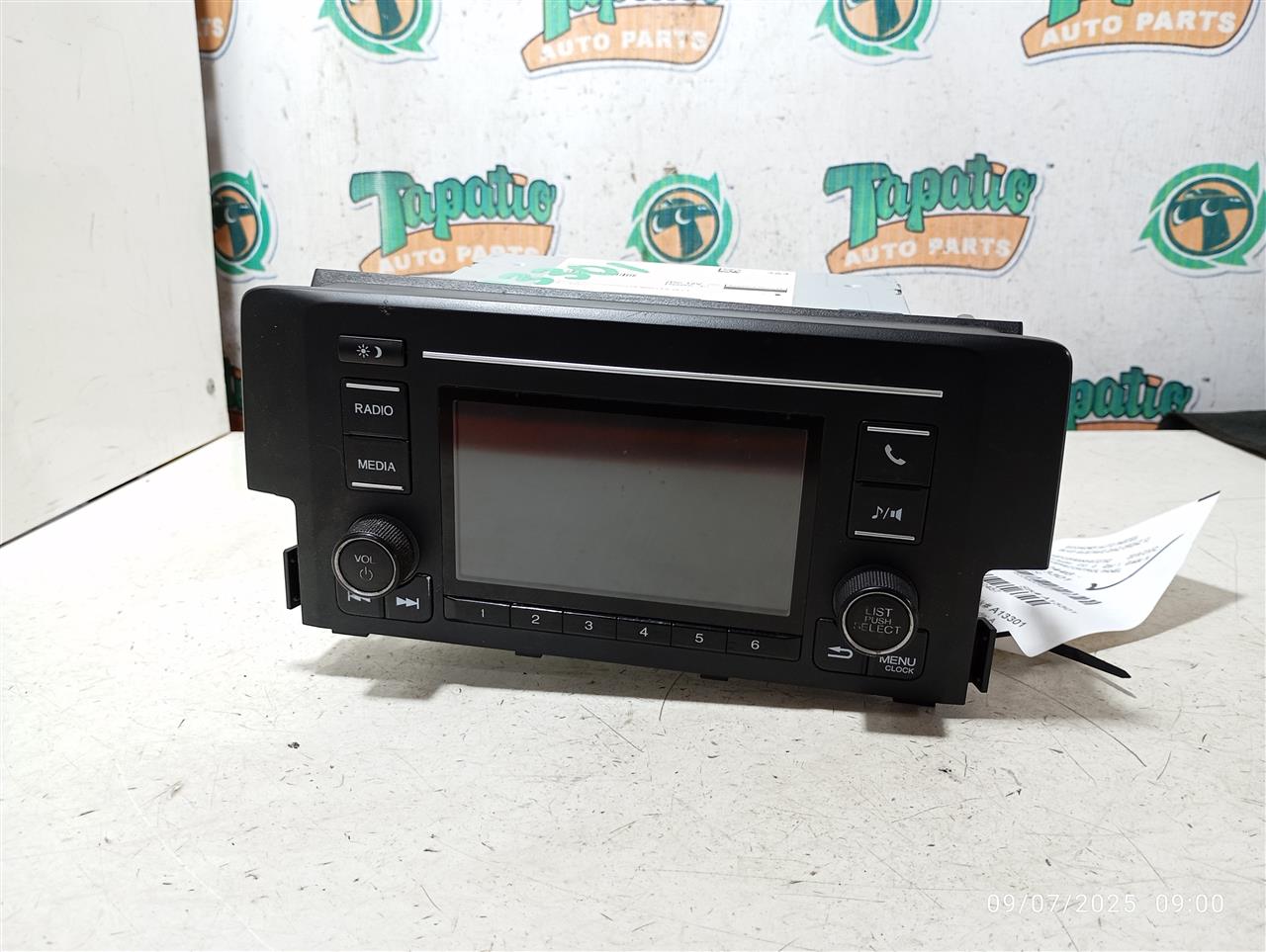2019 Honda CIVIC Radio Audio
