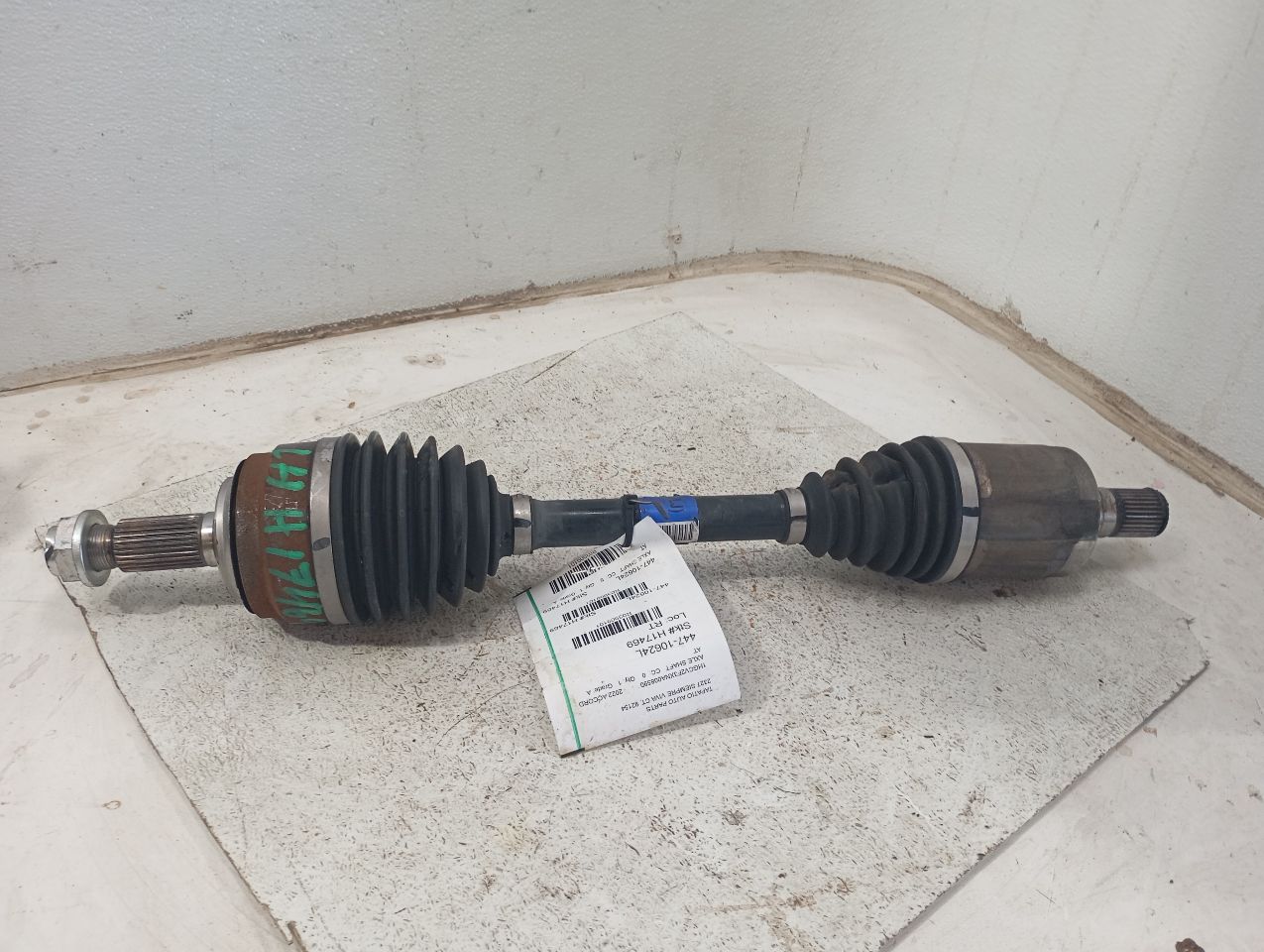 2022 Honda ACCORD Axle Shaft